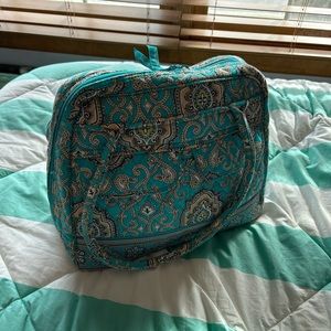Teal Vera Bradley bowler bag